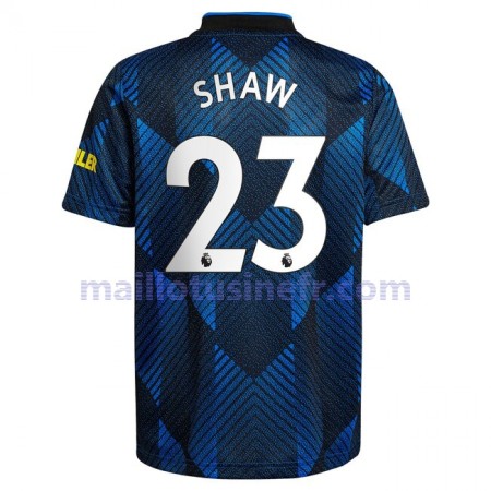Maillot de Foot Manchester United Luke Shaw 23 Troisième 2021-22
